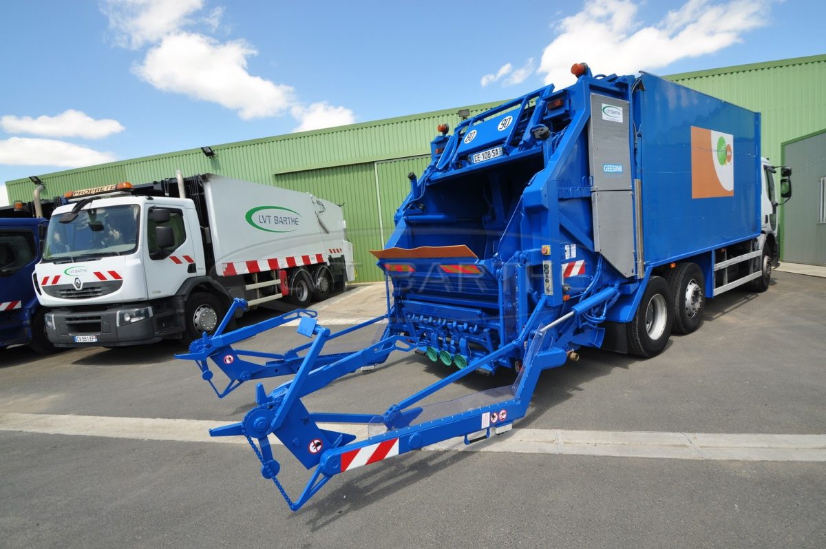 Camion benne à ordures ménagères : Devis sur Techni-Contact - Camion benne  à ordures