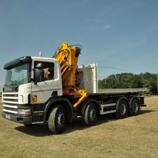 Carrossage polybenne grue sur porteur d’occasion SCANIA