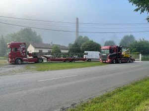 Livraison Grue et chemin de roulement Livraison Grue et chemin de roulement